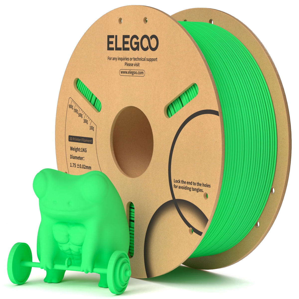 ELEGOO PLA 3D Printer Filament 1.75mm Purple 1KG