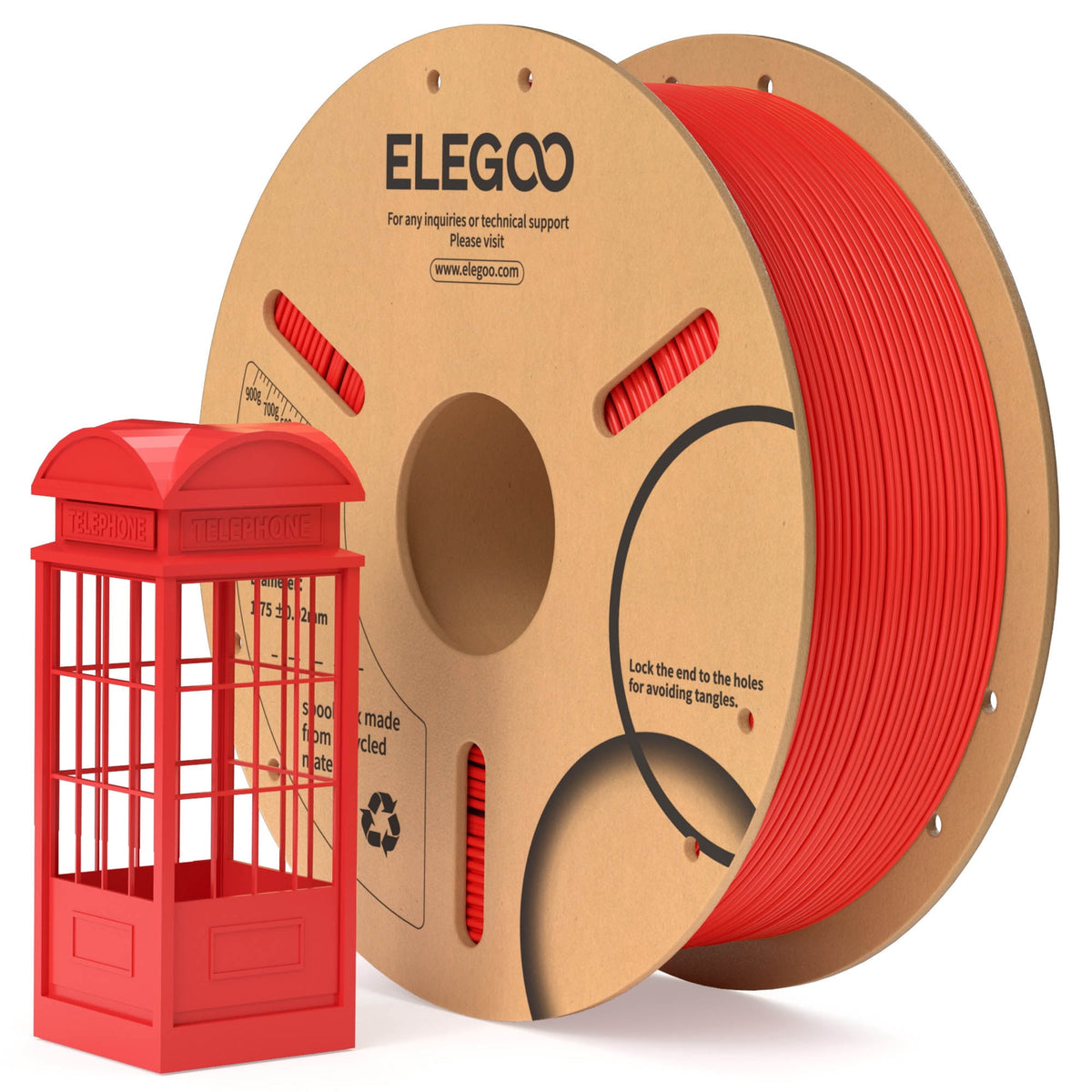 ELEGOO PLA 3D Printer Filament 1.75mm Sky Blue 1KG