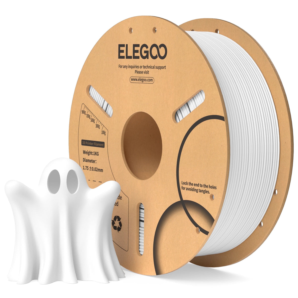 ELEGOO PLA 3D Printer Filament 1.75mm Sky Blue 1KG