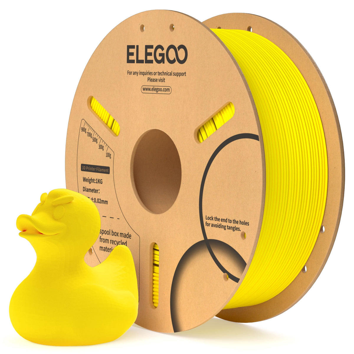 ELEGOO PLA 3D Printer Filament 1.75mm Purple 1KG