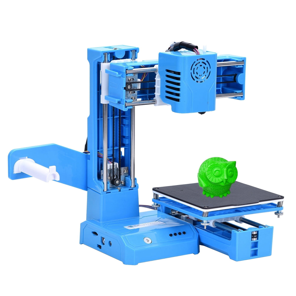 EasyThreed 3D Printer Desktop Printing Machine for Kids 100x100x100mm Print Size Removable Platform One-Key Printing with TF Card PLA Sample Filament for Beginners Household Education