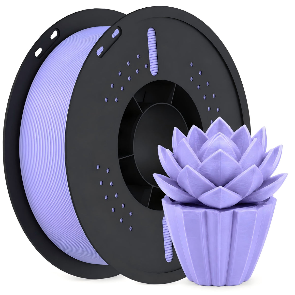 Epelay PLA Plus 3D Printer Filament, 1.75mm, 1kg Spool, Black, Compatible with Most FDM Printers