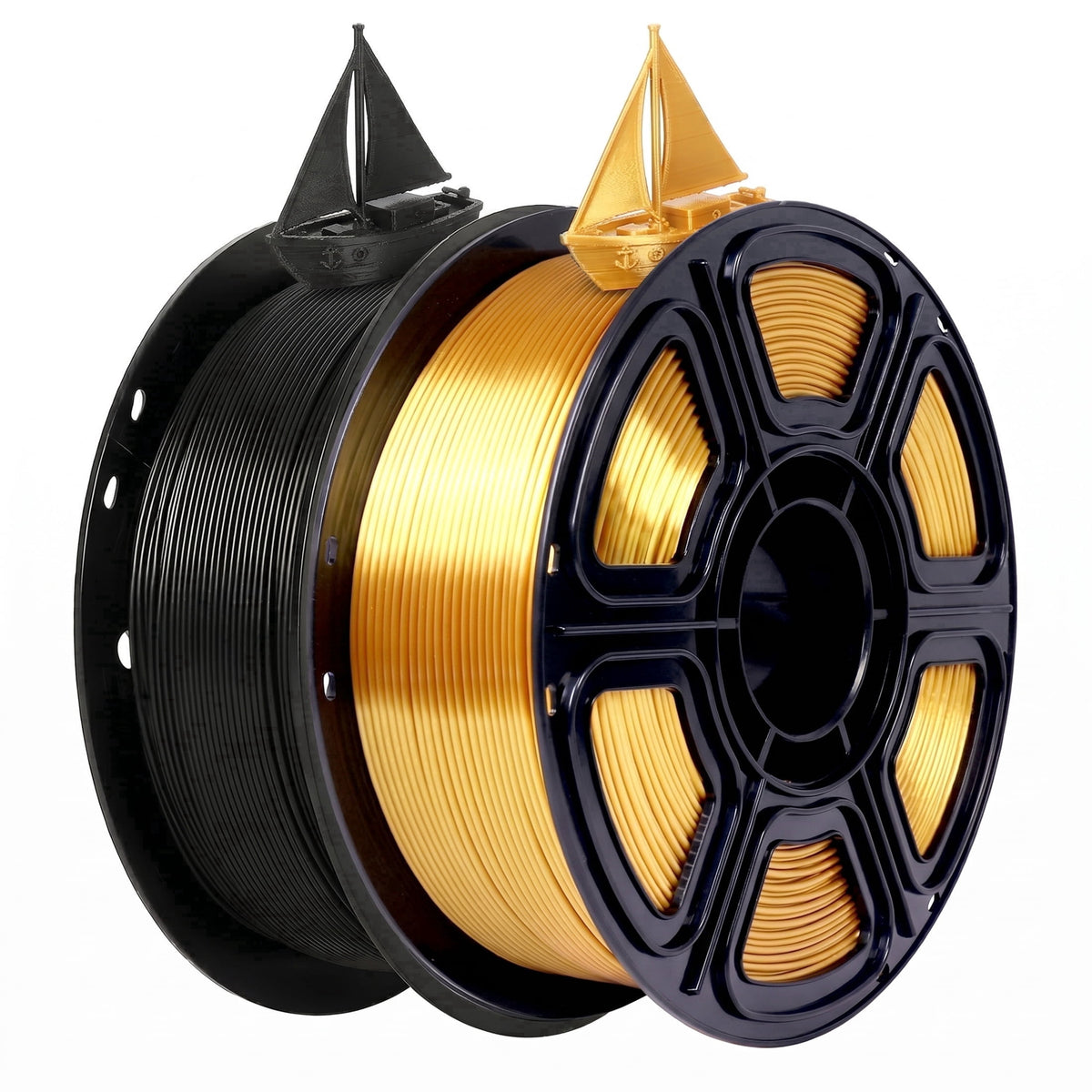 Epelay Silk PLA Plus 3D Printer Filament 1.75mm, Shiny Silver Finish, 1kg Spool, Strong Layer Adhesion, Smooth & Glossy Prints, Fits Most FDM Printers