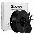 Epelay PLA Plus 3D Printer Filament, 1.75mm, 1kg Spool, Black, Compatible with Most FDM Printers