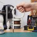 FOMIYES High Temperature 3D Printer Heating Tube White Silicon for Reliable Performance