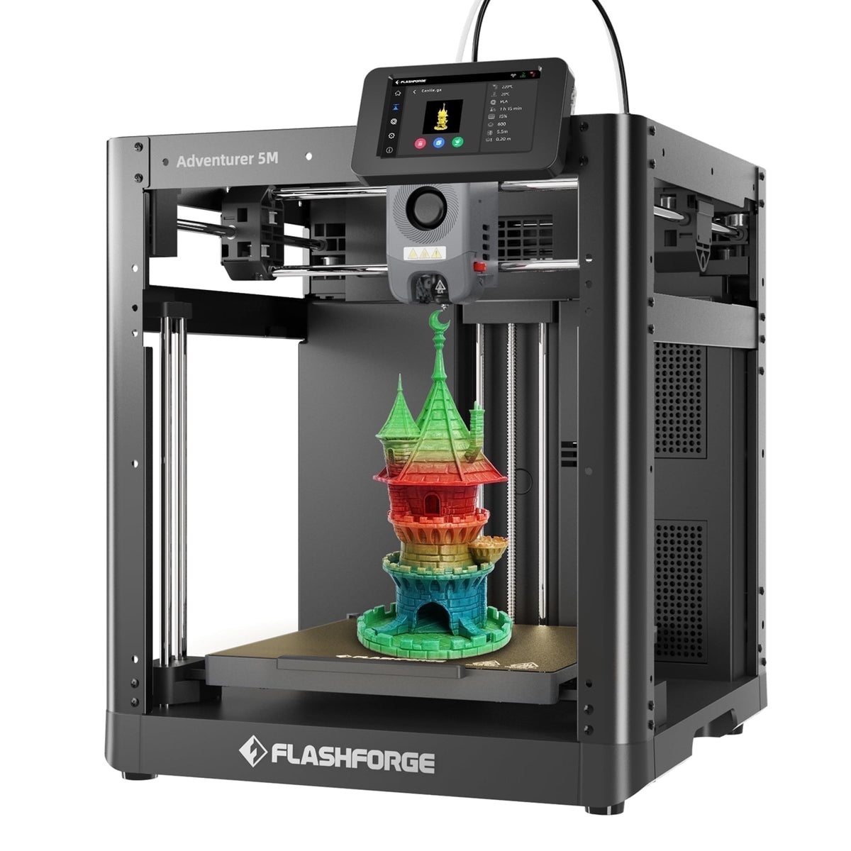 Flashforge AD5X 3D Printer, Multi-Color Printer & 600mm/s High Speed, 1Count, 8.7 x 8.7 x 8.7"