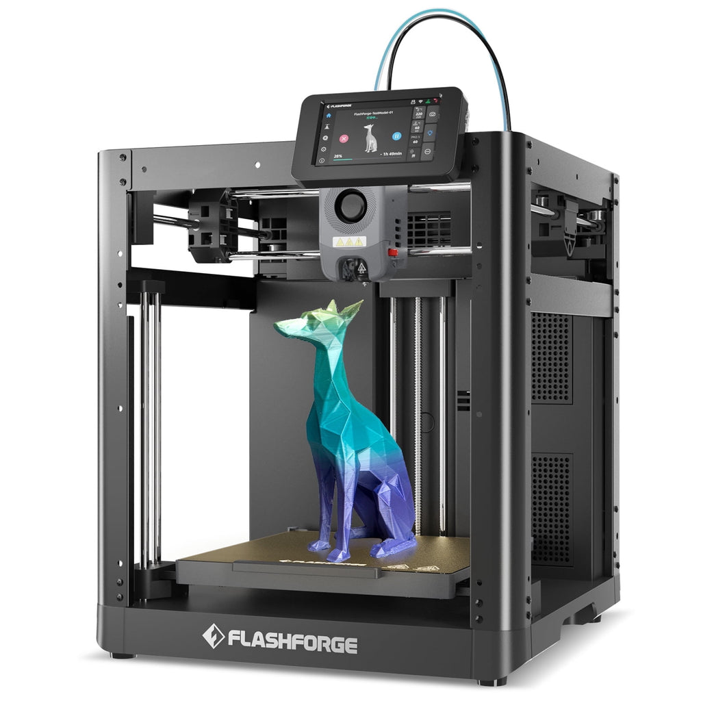Flashforge Adventurer 5M 3D Printer, 600mm/s High Speed Printing & Screen, 1 Count, 8.7 x 8.7 x 8.7''