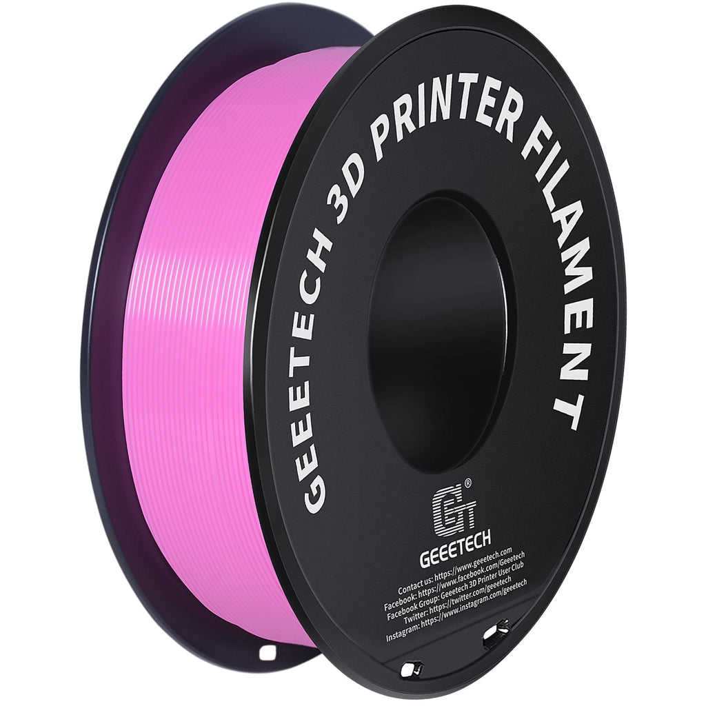 GEEETECH 3D Printer New Pink PLA Filament 1.75mm 1kg Spool (2.2lbs),Dimensional Accuracy +/- 0.03mm