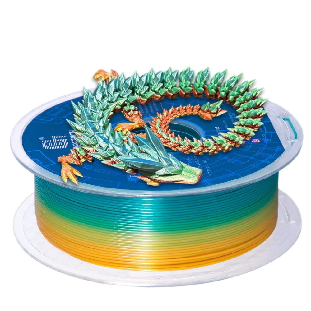 GEEETECH 3D Printer PLA Filament 1.75mm Gradient Color 1kg Spool (2.2lbs),Dimensional Accuracy +/- 0.03mm