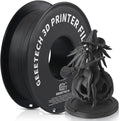 GEEETECH Matte PLA Filament, 1.75mm Matte Black 3D Printer Filament, 1kg Spool (2.2lbs), Dimensional Accuracy +/- 0.03 mm, Fit Most FDM Printer
