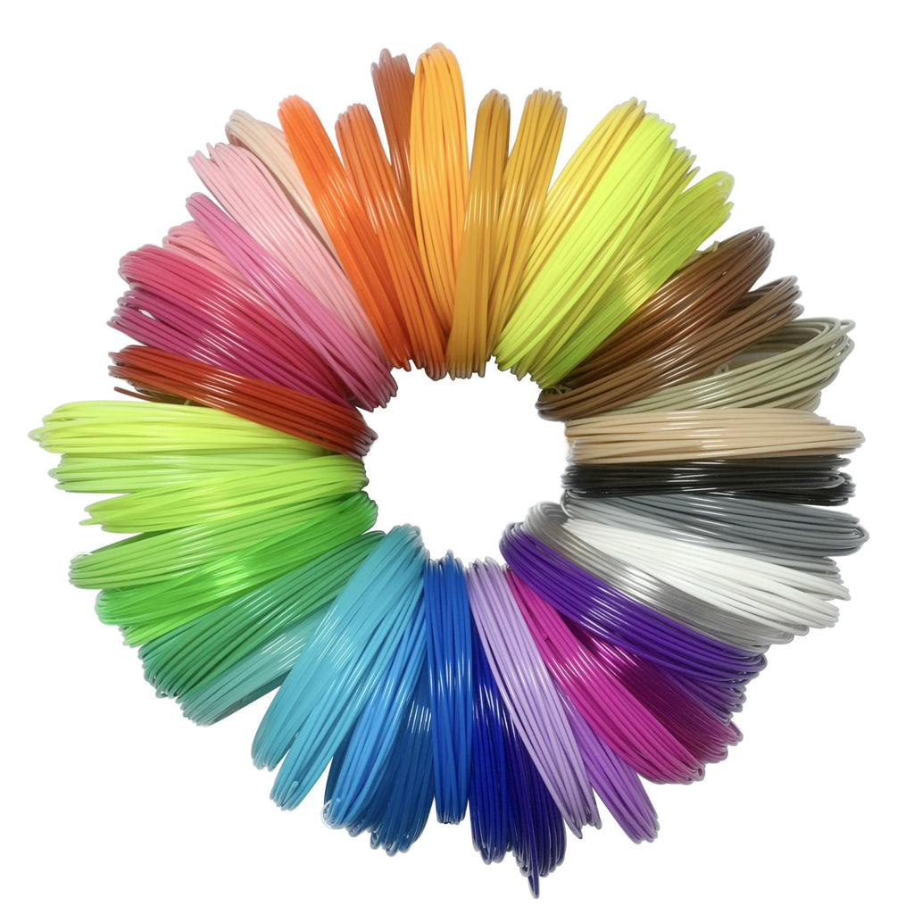 3D Pen PLA Filament Refills 1.75mm 20 Color 328 Ft 16.4 Ft Ea