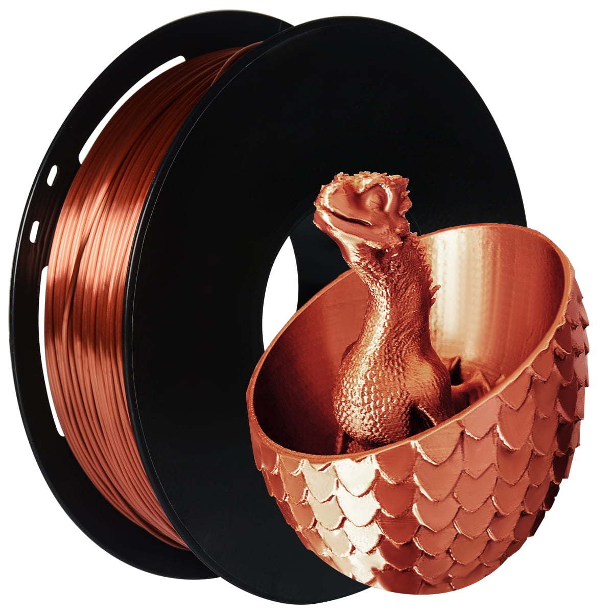 Geeetech 3D Printer PLA Filament Silk Sky Blue Toughness Enhanced Filament with 1.75mm Dimensional Accuracy +/-0.03mm, 1080 Feet per Roll, Vacuum Packaging for Most 3D FDM Printer