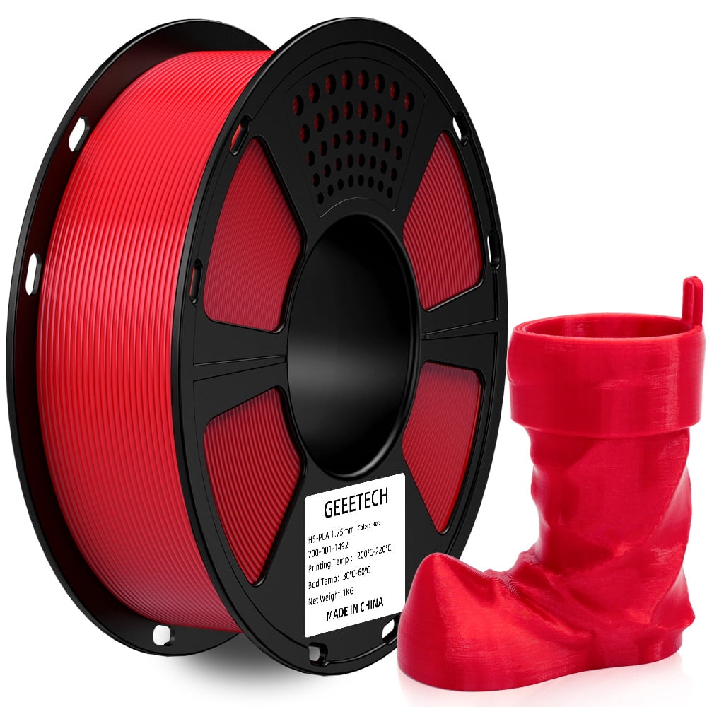 Geeetech 1.75mm PLA 3D Printer Filament, 1kg Spool (2.2lbs), Dimensional Accuracy +/- 0.03mm,yellow