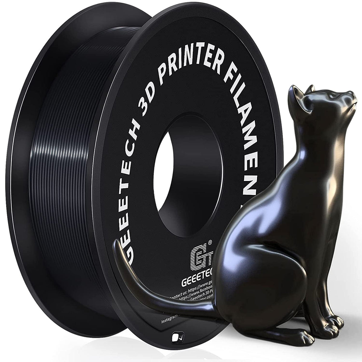 Geeetech 3D Printer Silk Purple PLA Filament 1.75mm 1kg Spool (2.2lbs), Dimensional Accuracy +/- 0.03mm
