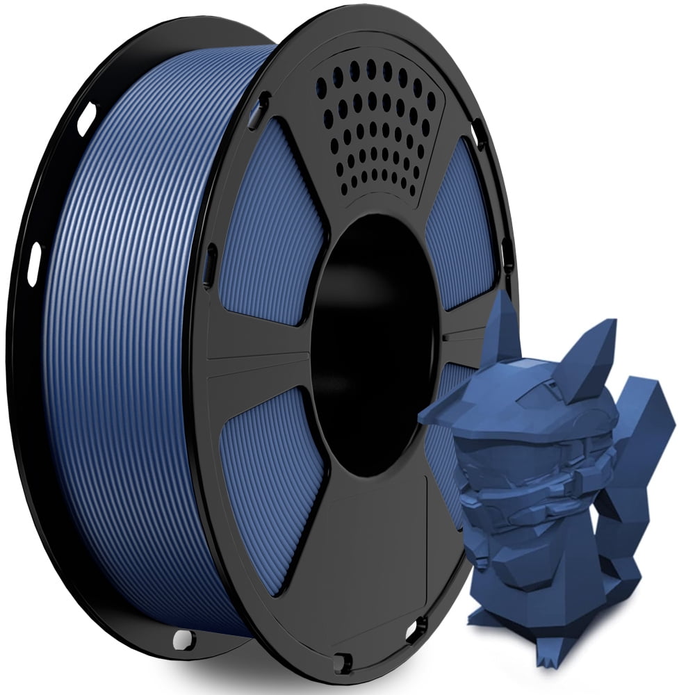 GEEETECH Matte PLA Filament, 1.75mm Matte Black 3D Printer Filament, 1kg Spool (2.2lbs), Dimensional Accuracy +/- 0.03 mm, Fit Most FDM Printer