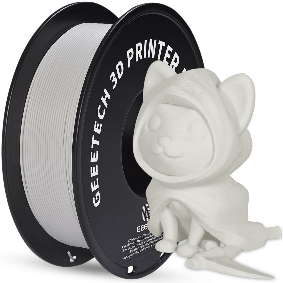 Geeetech navy blue Matte PLA Filament Matte 1KG, 1.75mm 3D Printer Filament Dimensional Accuracy +/- 0.01mm, 1kg Carboard Spool (2.2lbs) for Most FDM 3D Printers