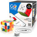 GoCube: Edge - 3x3 Electronic Handheld Mind Puzzle, Mini Games, Magnetic Speed Cube, 3D Brain Teaser Toy, Bluetooth App Enabled Device, Kids Adults 8+