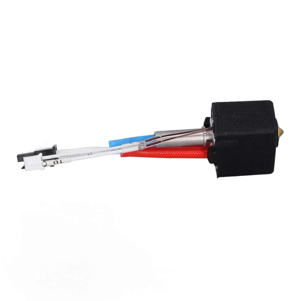 High Speed 3D Printer Print Head Hot End Kit Replacement Parts with 0.4mm Brass Nozzle and 24V 60W Heating Rod