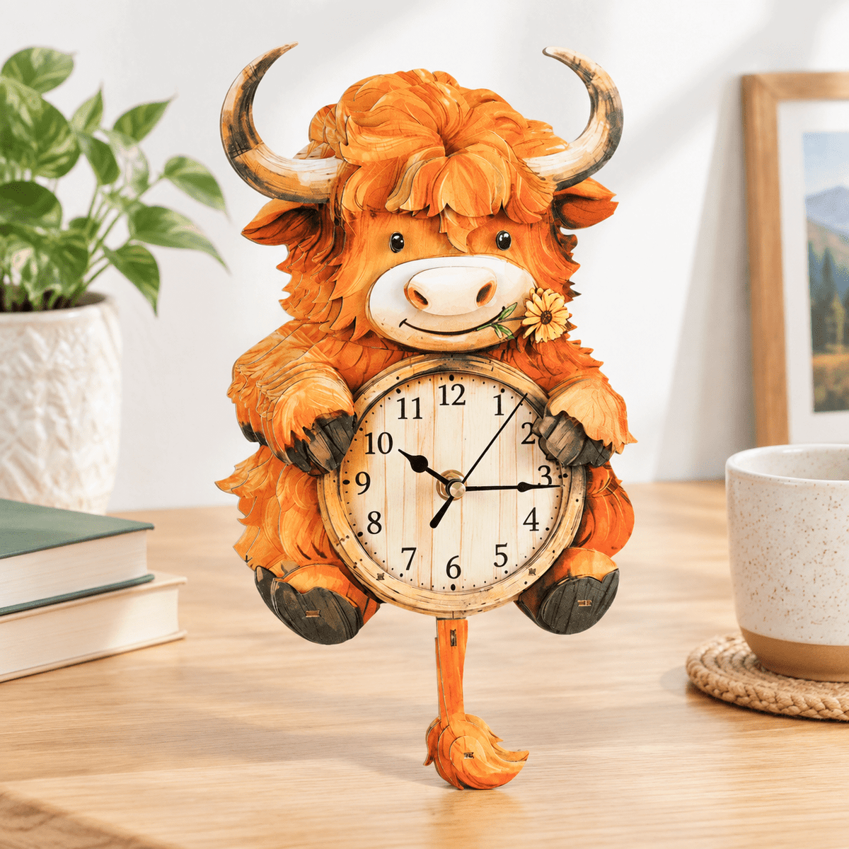 Butterfly Clock 3D Wooden Puzzle Clock DIY Mechanical Craft Kit for Adults Teens