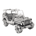 Iron Blood Combat Vehicle 3D Metal Puzzle Model Kit, 100+PCS Steampunk Mechanical Assembly Kit, Stainless Steel DIY Puzzle Model, Desktop Display Collectible & Engineering Hobby Kit for Adults