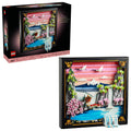 LEGO Art Japanese Cherry Blossom Landscape Building Set for Adults - Room Decoration & Gift for Women & Men, Ages 18+ - Framed Wall Decor, Stand or Hang to Display - 31218