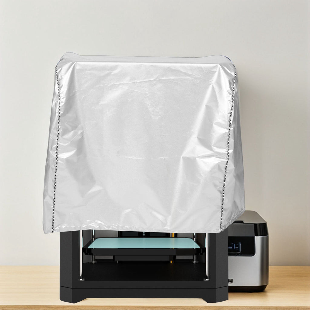 LOLIPPYY Dustproof Printer Cover, Plated Silver, Oxford Fabric, Anti-Static, Waterproof, Heavy-Duty, for 3D Printers