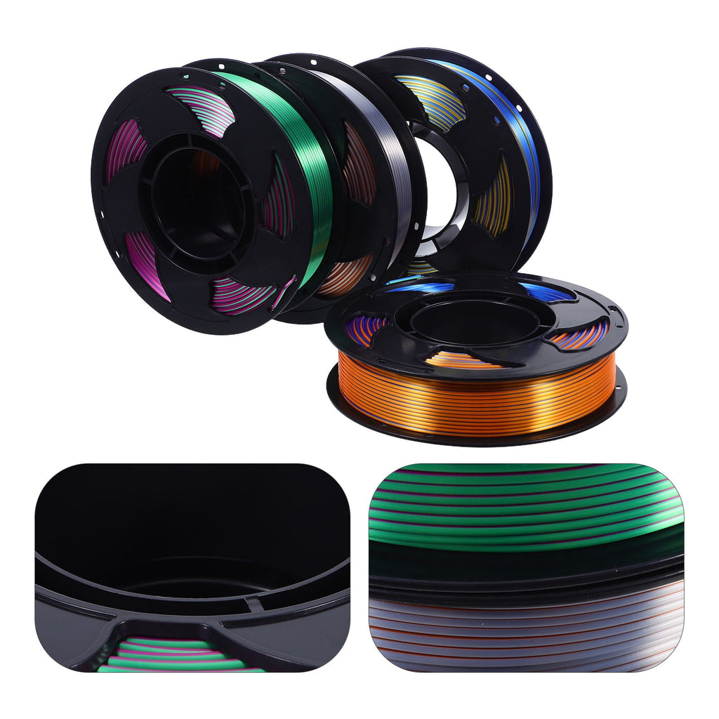 NICEXMAS Assorted Pla Filament Bundle Low Warping for 3D Printers and Pens