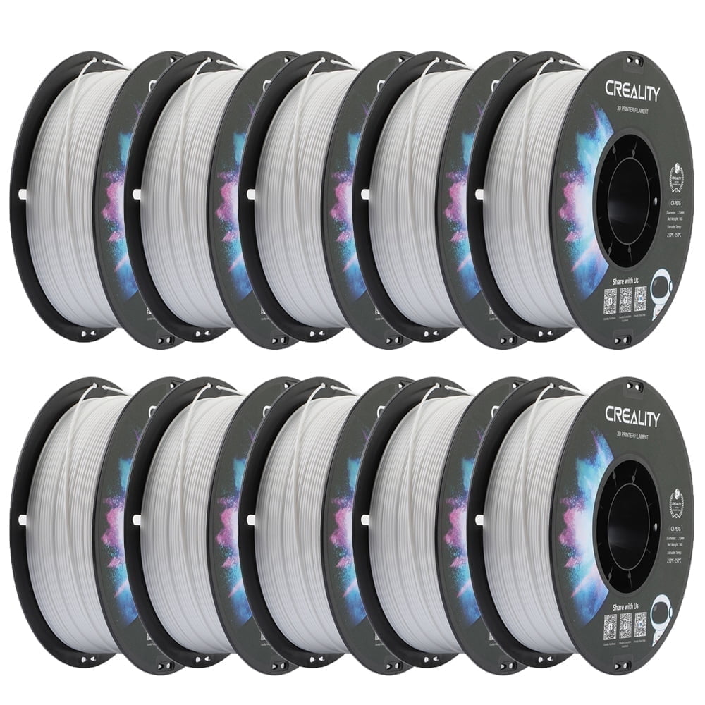 Official Creality 15-Pack PETG 3D Printer 1.75mm Filament Non-Toxic High Toughness Accuracy-Black