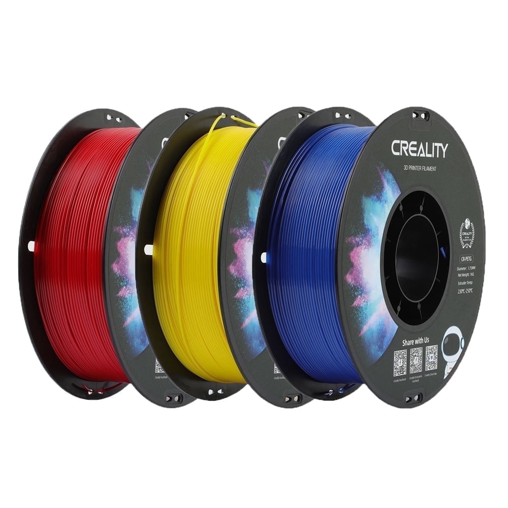 Official Creality 15-Pack PETG 3D Printer 1.75mm Filament Non-Toxic High Toughness Accuracy-Black