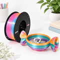 Pla Rainbow Candy 3D Printer Filament 1.75mm 1kg for FDM Printers