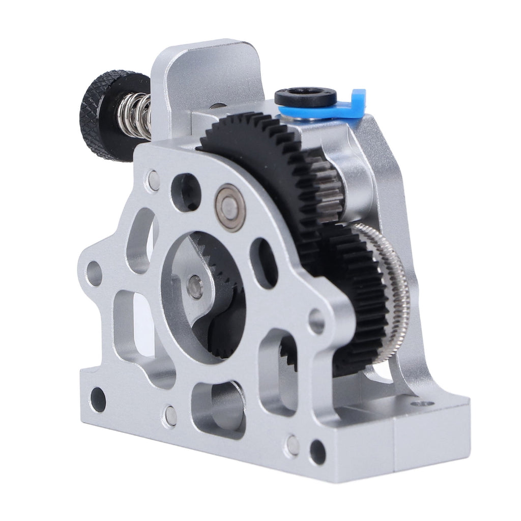 Premium All Metal 3D Printer Extruder Kit High Concentricity 9.5:1 Gear Ratio Replacement Part for CR10 Ender 3 CR6 Series Machines 1.75mm / 0.07 inches Filament Supported Silver Edition