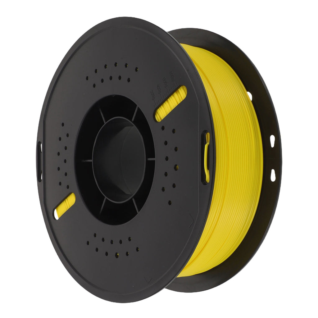 REOFLYUP Yellow PLA Filament Spool for 3D Printer, High Precision, Smooth Finish, Wide Compatibility for Model Printing