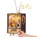 Rolife DIY Music Box,3D Wooden Puzzle Sunset Carnival Model Kits,Brain Teaser Puzzles for Boys and Girls