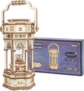 ROKR 3D Wooden Puzzle for Adults to Build, Victorian Style Vintage Lantern Music Box, Self-Assembly Craft Model Kits