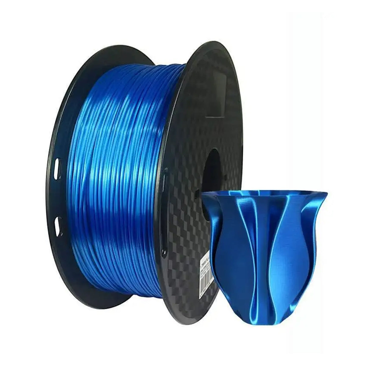 Silk PLA Filament 1.75mm 500g, 3d Printer Filament Silky Shine 3d Pen Printing Materials, Shiny Metallic Smooth Silver Gold Pla
