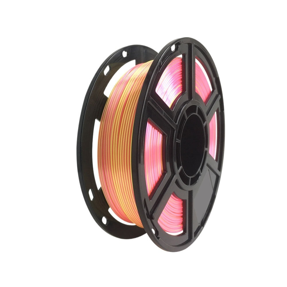 Silk PLA Filament 3D Printer Pen Filament 1.75mm 1Kg, Gold Silver Copper Dual Color Material Reels Roll Printing Plastic