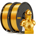 Silk gold PLA Filament 1.75mm 3D Printer Filament with Shiny Surface, Shiny PLA Silk Filament 2KG Spool 3D Printing Filament.