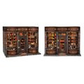 Strucwood DIY Book Nook Kit Hoggor BookStore Wooden Puzzles With LED, 3D Crafts Hobbies, Gifts For Handicraft Enthusiast (SQ‑77)