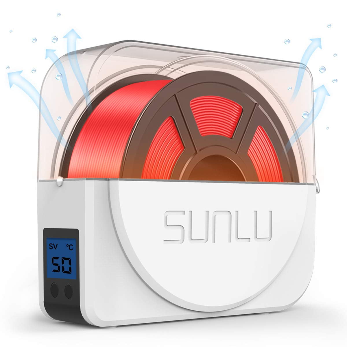 Sunlu 1.75mm 2mm 3mm 3D Printer Filaments, S1 Plus White