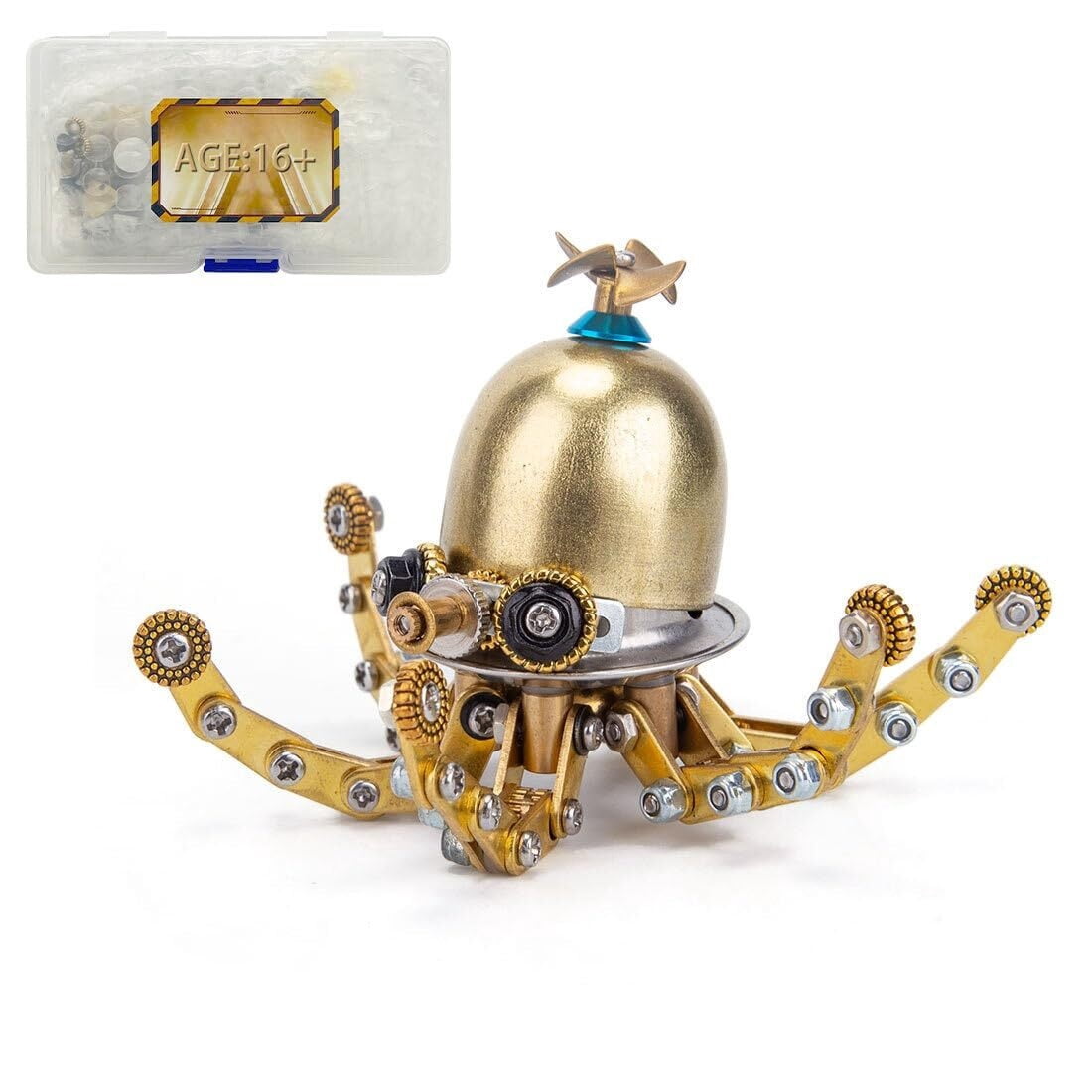 Turtle 3D Metal Puzzle Model Kit - 100+PCS Steampunk DIY Assembly Model for Home Decor, Perfect Gift for Adults & Teens