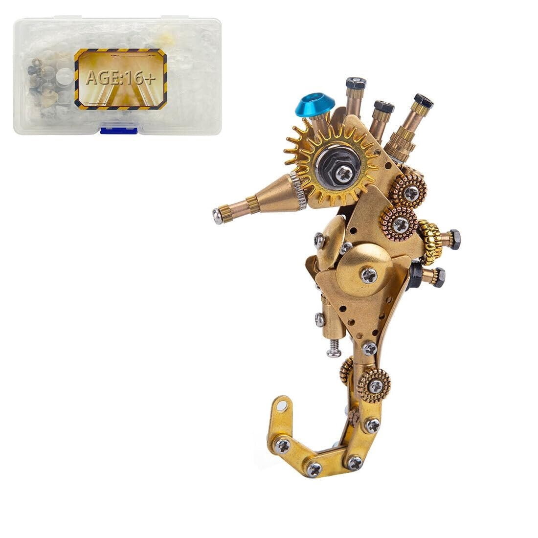 Turtle 3D Metal Puzzle Model Kit - 100+PCS Steampunk DIY Assembly Model for Home Decor, Perfect Gift for Adults & Teens