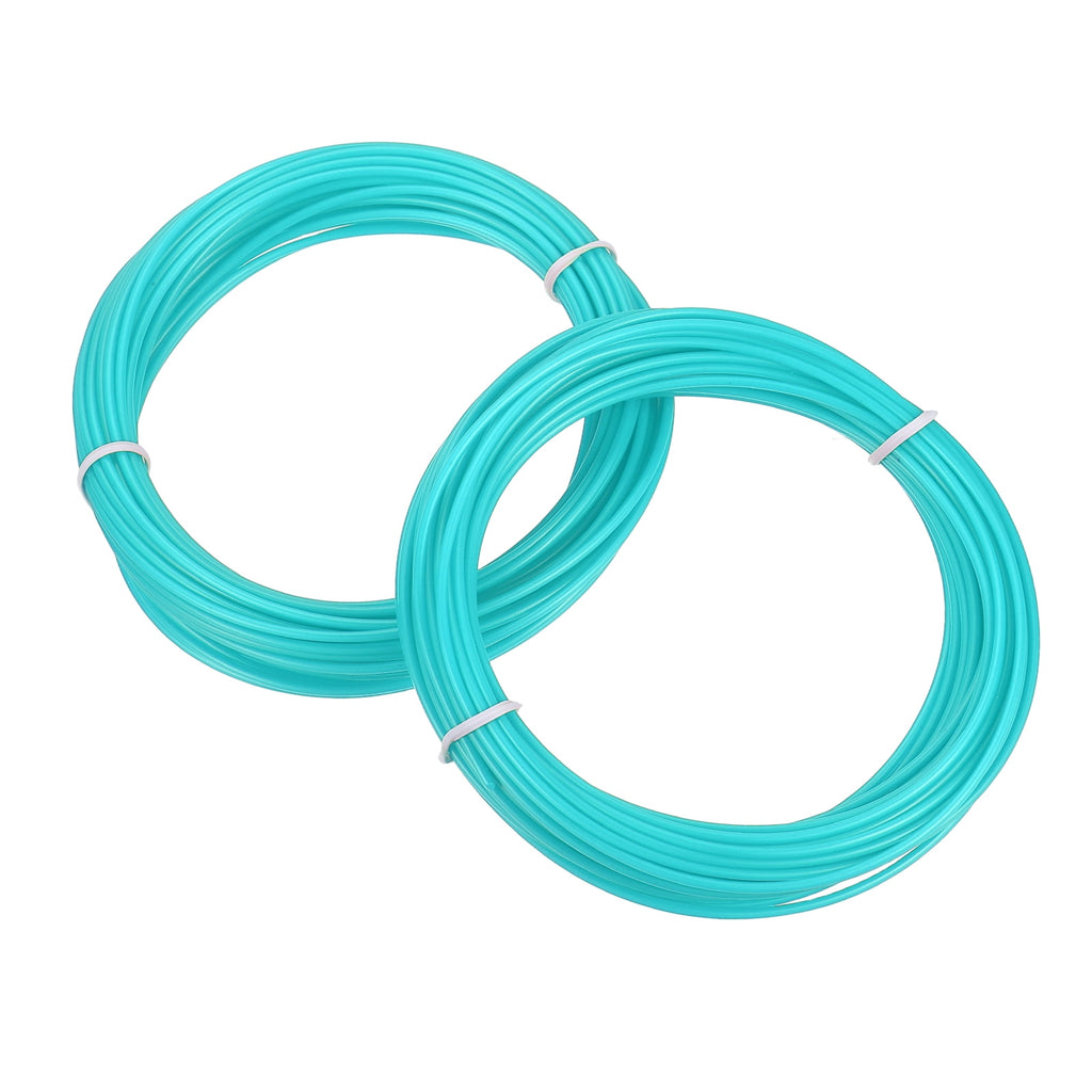 Uxcell 2 Pcs 3D Pen Filament, 1.75mm Dia 33ft Length PLA 3D Printing Pen Filament Refills for 1.75mm 3D Printing Pen, Blue Green