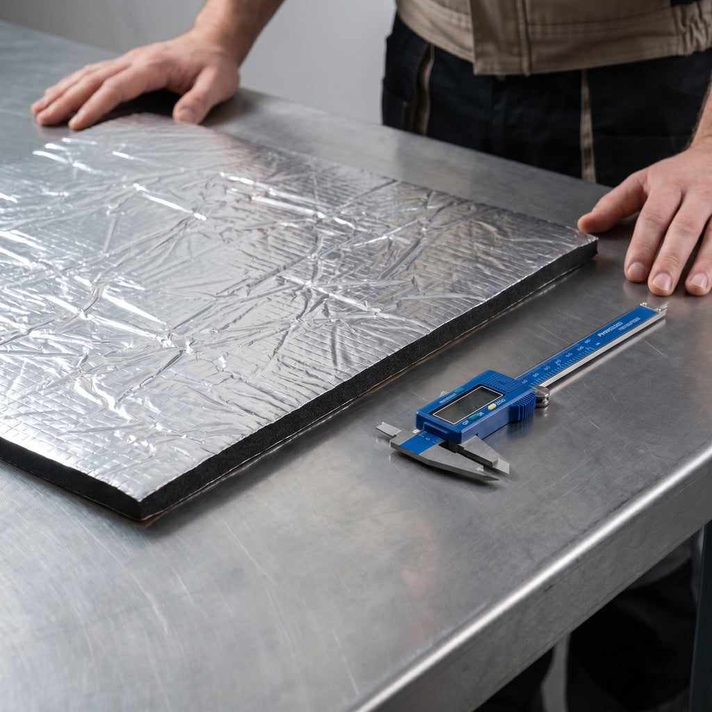 WRISTBIQUE Wristbique Plated Silver Insulation Sheet for 3D Printer Heatbed Reduce Heat Loss