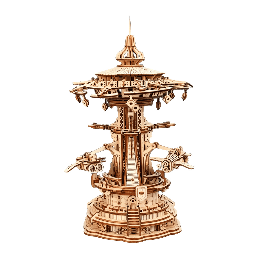 DIY Mechanical Orrery Solar System 3D Wooden Puzzle Kit, 413PCS Planetary Gear DIY Assembly Craft Model with Hand Crank, Rotating Planet Display for Home and Office