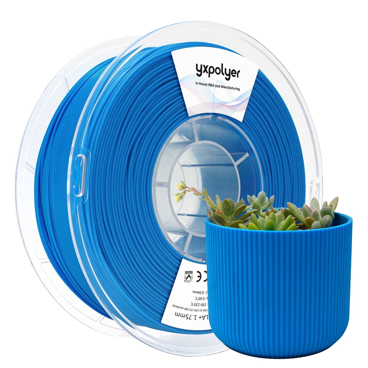 YXPOLYER PLA Filament Food Grade 1.75mm 1kg for 3D Printing, PLA+ Skin Flesh Tone 3D Printer Filament AMS-Compatible
