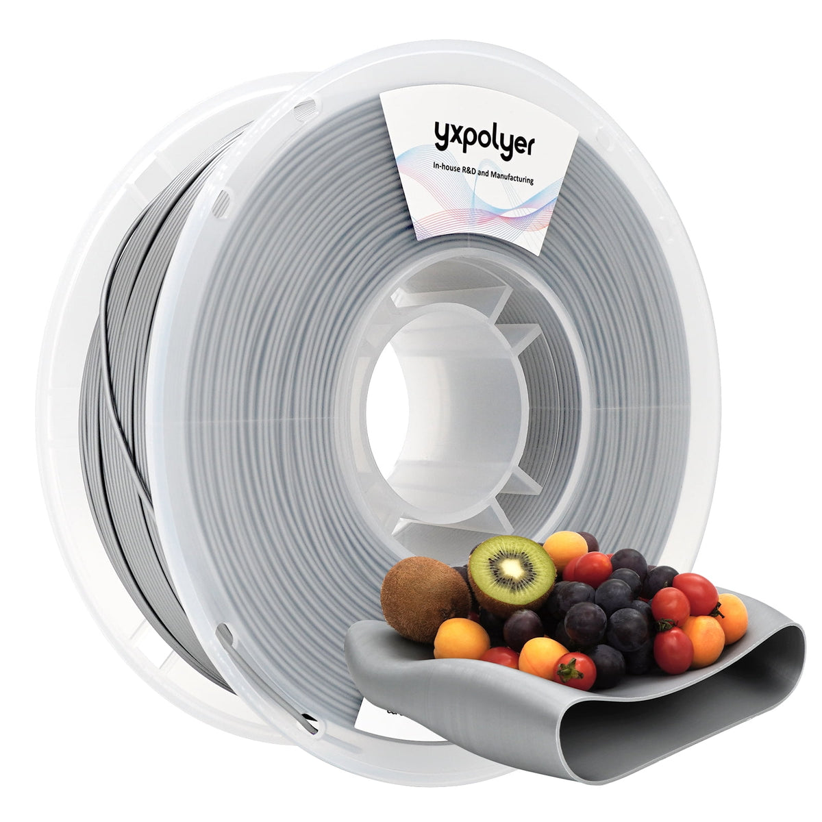 YXPOLYER PLA Filament Food Grade 1.75mm 1kg for 3D Printing, PLA+ Skin Flesh Tone 3D Printer Filament AMS-Compatible