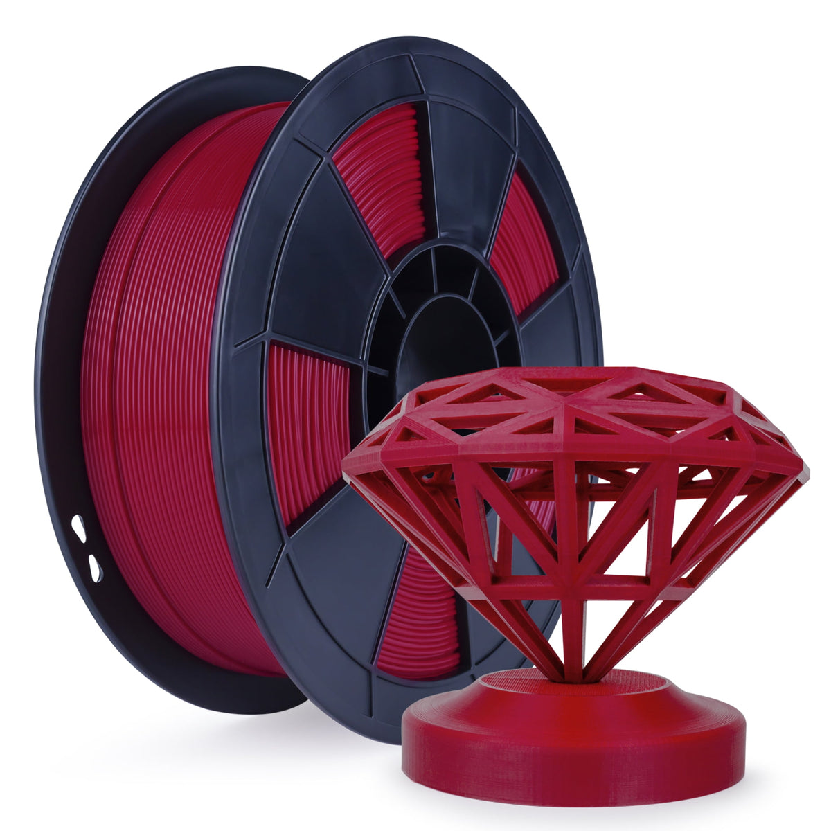 Ziro 3D PLA PRO Filament, 1.75mm 1kg, Metallic Silver