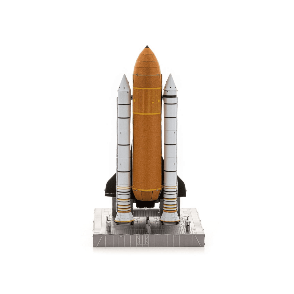 4D Build NASA Space Shuttle 3D Model Kit with LED Lights, 346-Piece Foam Puzzle, No Glue Required