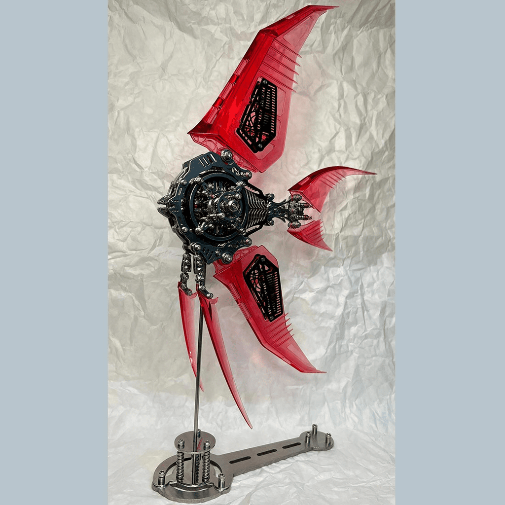3D Metal Puzzle Linglong Fox Libai Base Stand 339 PCS, Steampunk Mechanical Model Kit With DIY Assembly, Home Display Desk Decor For Adult Collectors And Creative Gifts