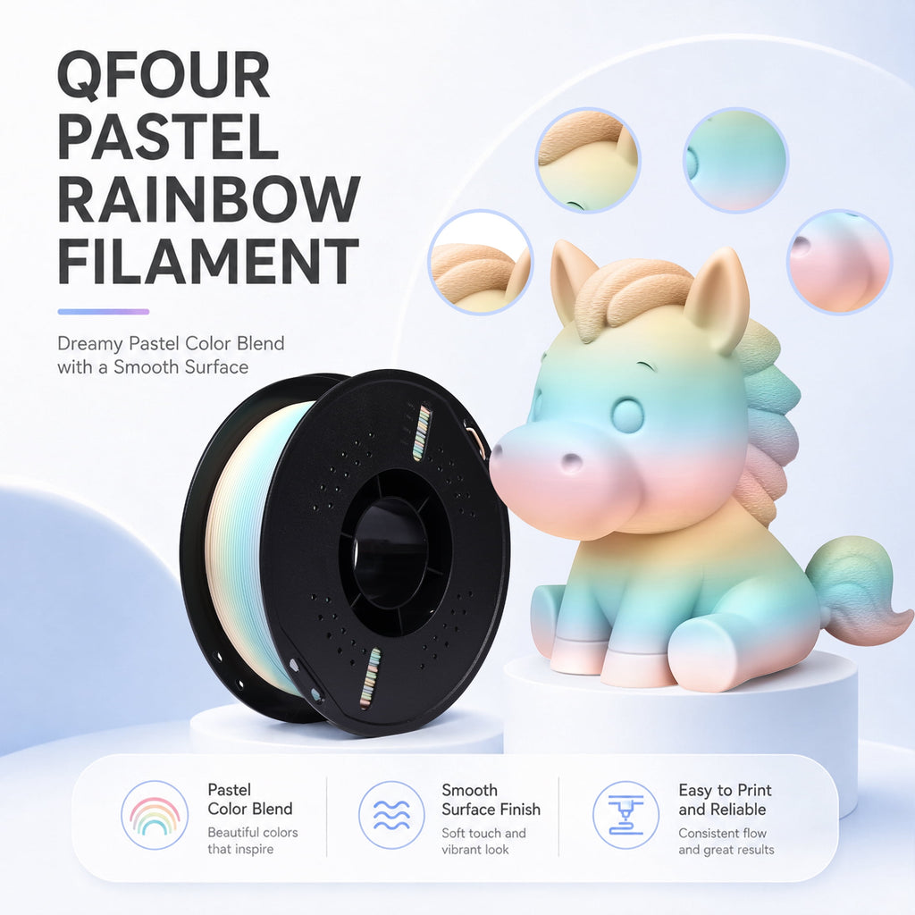 Epelay PLA Plus 3D Printer Filament, 1.75mm, 1kg Spool, Black, Compatible with Most FDM Printers